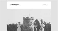 Desktop Screenshot of erikamailman.com